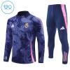 Real Madrid Dragon Sweat d'Entraînement Quarter-Zip 2024-25 Marine Pour Enfant